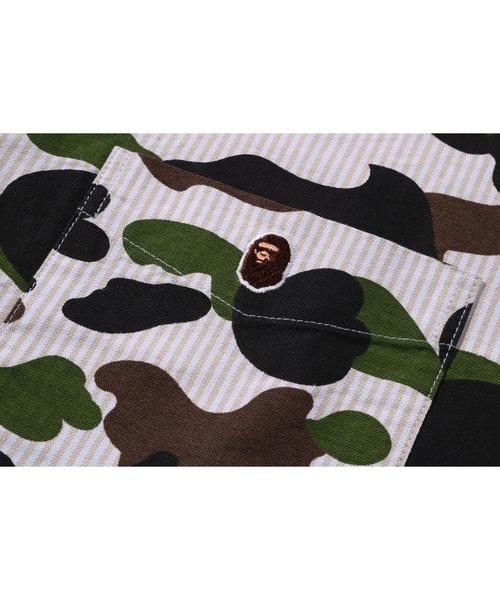 A BATHING APE(アベイシングエイプ)の「1ST CAMO STRIPE RELAXED FIT LS SHIRT(シャツ/ブラウス・メンズ・イエロー・XX-LARGE/LARGE/MEDIUM/X-LARGE/SMALL)」の3枚目の写真