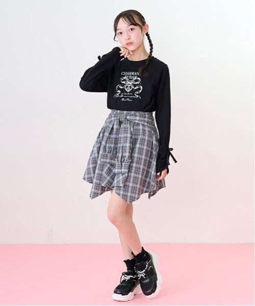 セール】結びシャツ風スカパン（その他パンツ）｜mezzo piano Junior