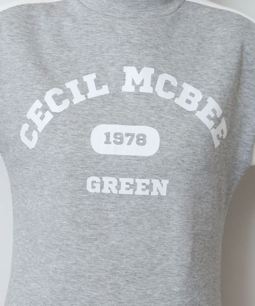 CECIL McBEE(セシルマクビー)の「スウェットベスト(ベスト・レディース・ライトグレー/ブラック・2(M)/1(S))」の19枚目の写真