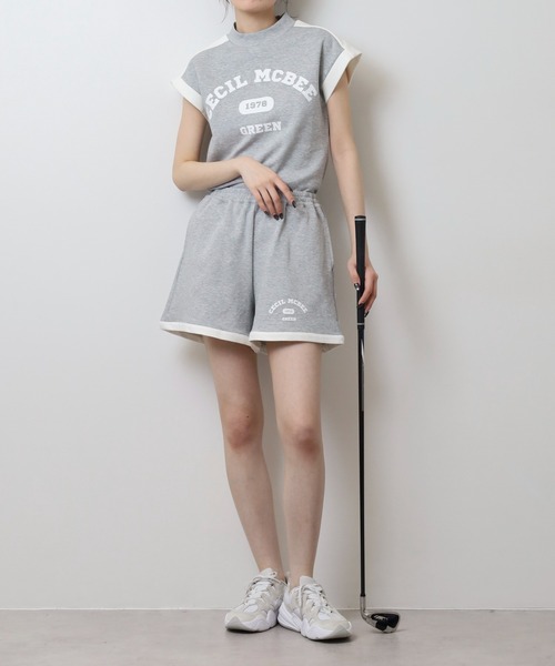CECIL McBEE(セシルマクビー)の「スウェットベスト(ベスト・レディース・ライトグレー/ブラック・2(M)/1(S))」の13枚目の写真