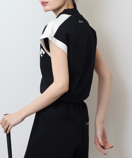 CECIL McBEE(セシルマクビー)の「スウェットベスト(ベスト・レディース・ライトグレー/ブラック・2(M)/1(S))」の5枚目の写真