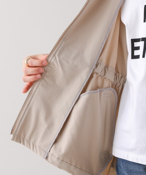 Bou Jeloud（ブージュルード）の「撥水・花粉ティアードジャケット（その他アウター・レディース・ベージュ/ブラック・FREE）」の20枚目の写真