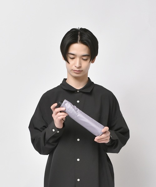 Waterfront(ウォーターフロント)の「ZENTENKOU 折 55cm 晴雨兼用 日傘 雨傘 折傘(折りたたみ傘・レディース・ホワイト/ライトグリーン/パープル/ベージュ/ネイビー/ブラック/ブルー・FREE)」の7枚目の写真