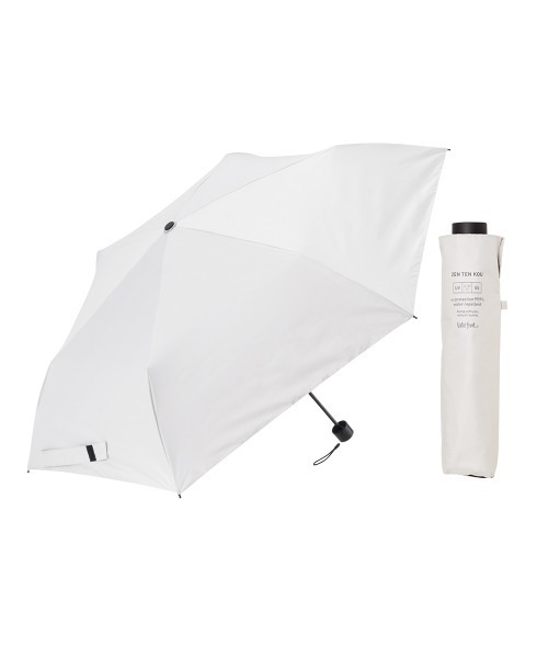 Waterfront(ウォーターフロント)の「ZENTENKOU 折 55cm 晴雨兼用 日傘 雨傘 折傘(折りたたみ傘・レディース・ホワイト/ライトグリーン/パープル/ベージュ/ネイビー/ブラック/ブルー・FREE)」の16枚目の写真