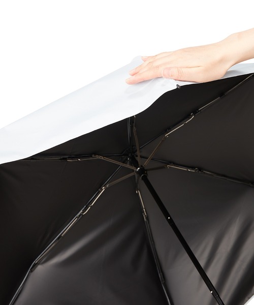Waterfront(ウォーターフロント)の「ZENTENKOU 折 55cm 晴雨兼用 日傘 雨傘 折傘(折りたたみ傘・レディース・ホワイト/ライトグリーン/パープル/ベージュ/ネイビー/ブラック/ブルー・FREE)」の19枚目の写真