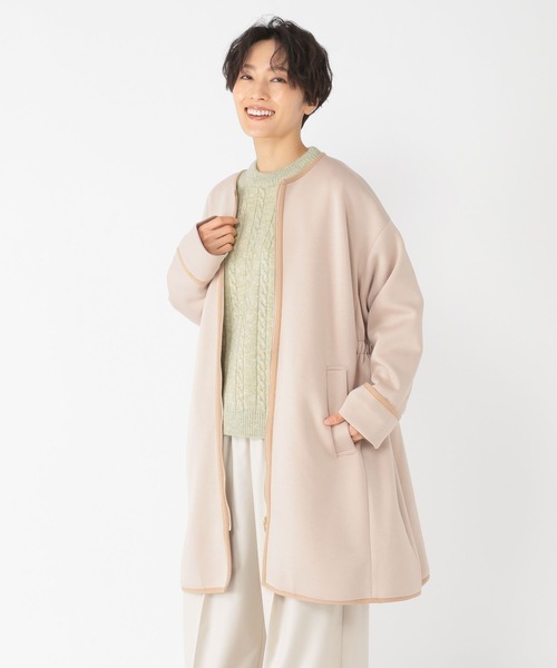 セール】《ウタオ》ダンボールノーカラーコート（ノーカラー