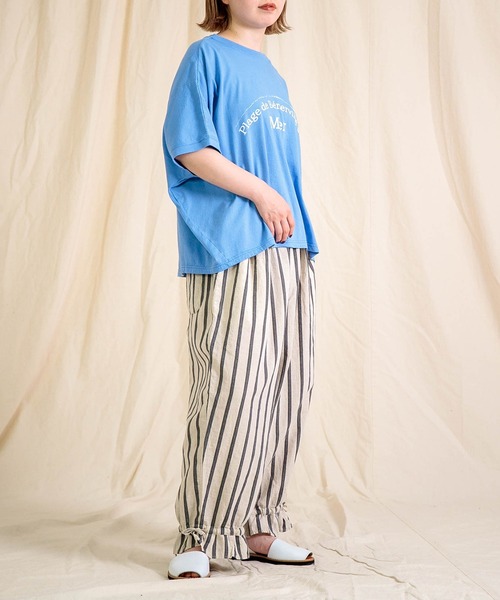 Brocante（ブロカント）の「[Brocante / ブロカント] 30/-ベーシック天竺 ココンTシャツ（Tシャツ/カットソー・レディース・ベージュ/チャコールグレー/スカイブルー/ホワイト・2）」の12枚目の写真