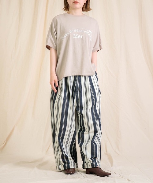 tシャツ 「Brocante / ブロカント」 30/-ベーシック天竺 ココンTシャツ レディース Brocante / ブロカント] 30/-ベーシック天竺 ココンTシャツ