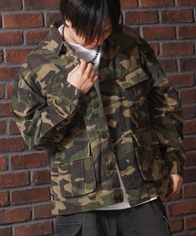 Laufer（ロイファー）の「【Laufer】カモフラ柄 ファティーグジャケット / Camouflage Pattern Fatigue Jacket（ブルゾン）」