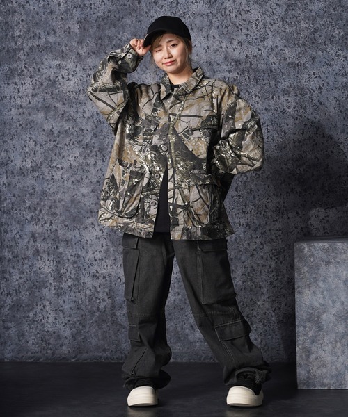 Laufer(ロイファー)の「【Laufer】カモフラ柄 ファティーグジャケット / Camouflage Pattern Fatigue Jacket(ブルゾン・メンズ・ウッドランド/リアルツリーカモ・L/M)」の22枚目の写真