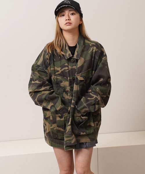 Laufer(ロイファー)の「【Laufer】カモフラ柄 ファティーグジャケット / Camouflage Pattern Fatigue Jacket(ブルゾン・メンズ・ウッドランド/リアルツリーカモ・L/M)」の11枚目の写真
