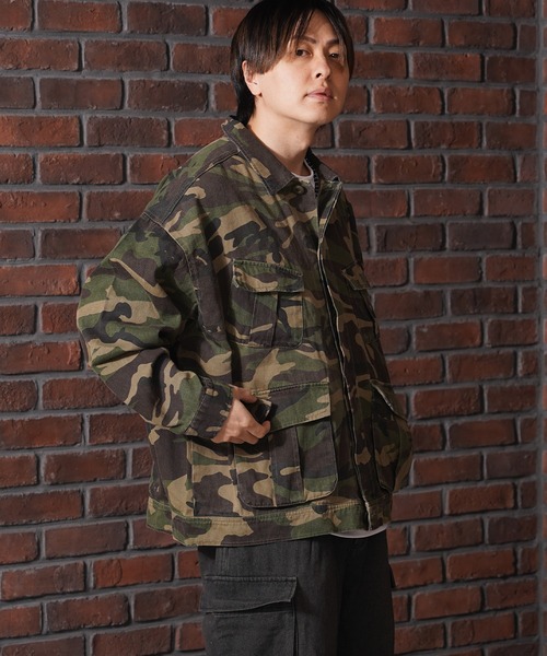Laufer(ロイファー)の「【Laufer】カモフラ柄 ファティーグジャケット / Camouflage Pattern Fatigue Jacket(ブルゾン・メンズ・ウッドランド/リアルツリーカモ・L/M)」の5枚目の写真