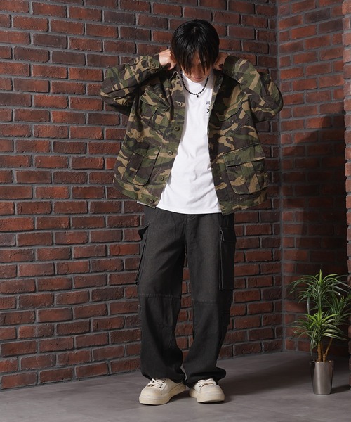 Laufer(ロイファー)の「【Laufer】カモフラ柄 ファティーグジャケット / Camouflage Pattern Fatigue Jacket(ブルゾン・メンズ・ウッドランド/リアルツリーカモ・L/M)」の8枚目の写真