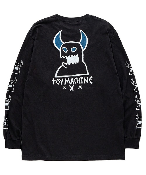 TOY　MACHINE（トイ　マシーン）の「TM SKETCHY MONSTER LONG TEE（Tシャツ/カットソー・メンズ・ホワイト/ブラック・XL/L/M）」の11枚目の写真