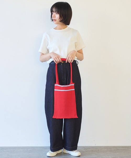 bulle de savon(ビュルデサボン)の「シャンカール天竺 ねこぜTシャツ(Tシャツ/カットソー・レディース・チャコールグレー/ブルー/ホワイト・FREE)」の8枚目の写真