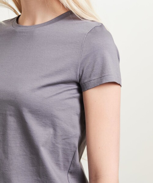 ATTISESSION（アティセッション）の「＜ATTISESSION＞コットン スター スリーブ Tシャツ（Tシャツ/カットソー・レディース・ネイビー/ロイヤルブルー/レッド/グレー/ホワイト・FREE）」の20枚目の写真