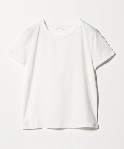 ATTISESSION＞コットン スター スリーブ Tシャツ（Tシャツ