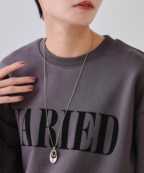 OPAQUE.CLIP(オペークドットクリップ)の「2連リングロングネックレス(ネックレス・レディース・シルバー/ゴールド・00)」の3枚目の写真