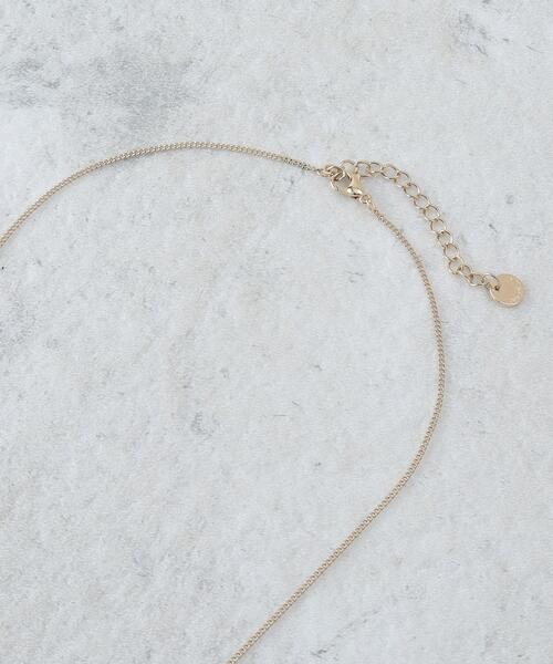 OPAQUE.CLIP(オペークドットクリップ)の「2連リングロングネックレス(ネックレス・レディース・シルバー/ゴールド・00)」の6枚目の写真