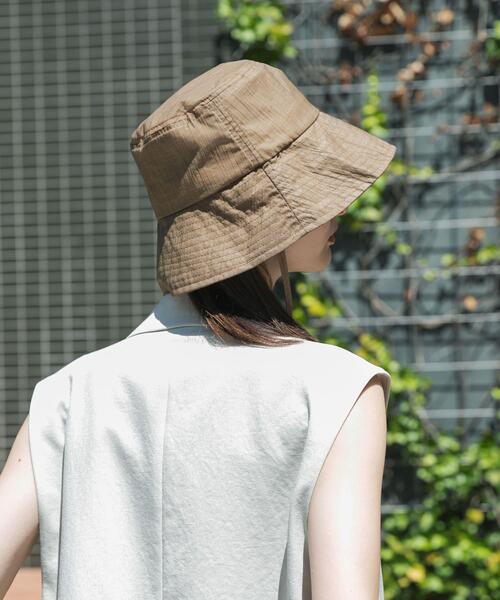 SENSE OF PLACE by URBAN RESEARCH（センスオブプレイスバイアーバンリサーチ）の「『WEB限定』『UVカット』UVダウンブリムハット（ハット・レディース・ブラック/カーキ/アイボリー・ONE）」の22枚目の写真