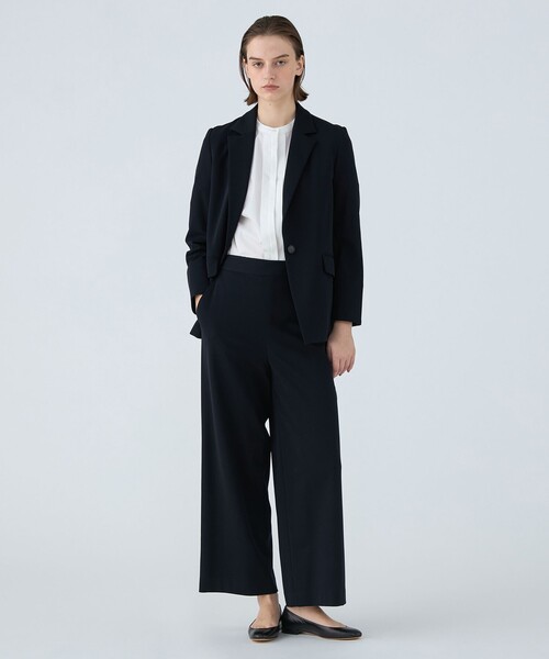 BALLSEY（ボールジィ）の「ハイゲージカノコ 1Bテーラードジャケット（テーラードジャケット・レディース・ライトベージュ/ネイビー・36/34）」の3枚目の写真