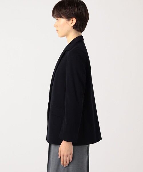 BALLSEY（ボールジィ）の「ハイゲージカノコ 1Bテーラードジャケット（テーラードジャケット・レディース・ライトベージュ/ネイビー・36/34）」の6枚目の写真