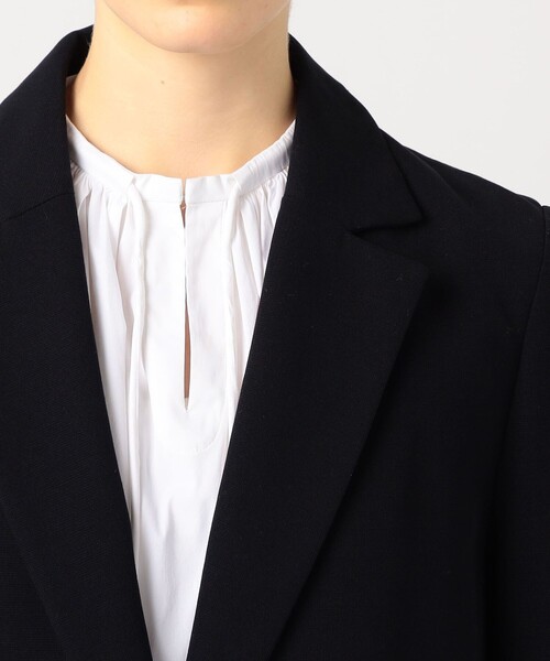 BALLSEY（ボールジィ）の「ハイゲージカノコ 1Bテーラードジャケット（テーラードジャケット・レディース・ライトベージュ/ネイビー・36/34）」の9枚目の写真