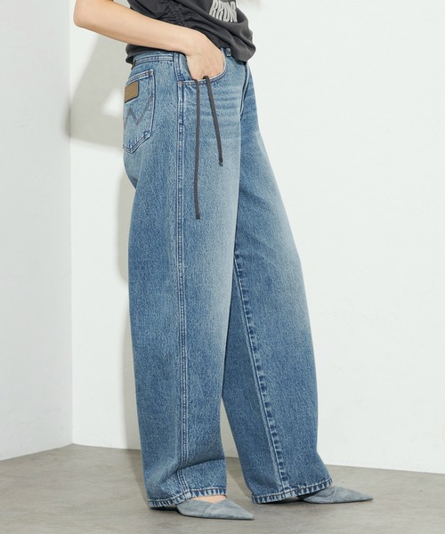 Wrangler（ラングラー）の「WRANGLER/ラングラー【US ORIGINAL】バレルジーンズ（デニムパンツ・レディース・ライトインディゴブルー・X-SMALL/SMALL/MEDIUM）」の3枚目の写真