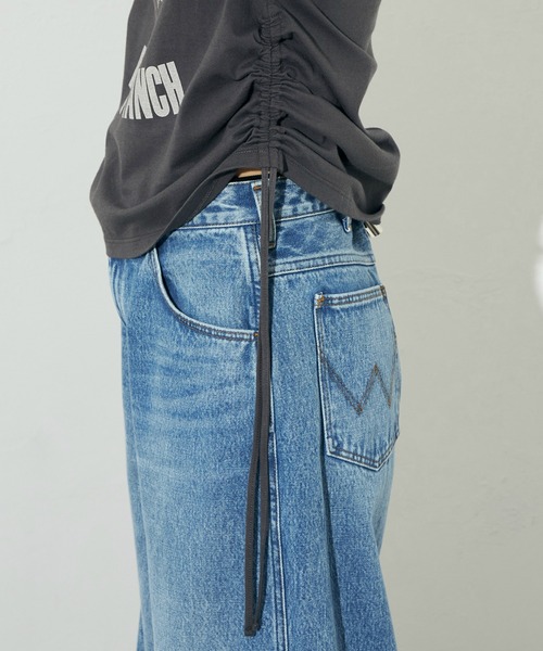 Wrangler（ラングラー）の「WRANGLER/ラングラー【US ORIGINAL】バレルジーンズ（デニムパンツ・レディース・ライトインディゴブルー・X-SMALL/SMALL/MEDIUM）」の6枚目の写真
