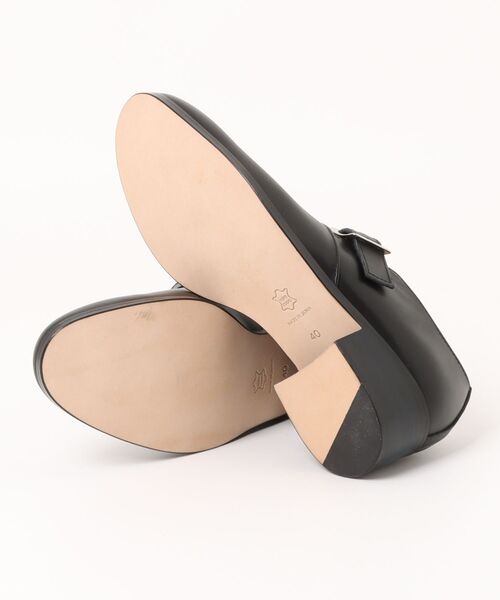 PADRONE(パドローネ)の「BL BUCKLE STRAP SHOES(ドレスシューズ・メンズ・ブラック・40/41/42)」の9枚目の写真