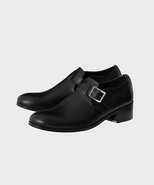 PADRONE(パドローネ)の「BL BUCKLE STRAP SHOES(ドレスシューズ・メンズ・ブラック・40/41/42)」の1枚目の写真