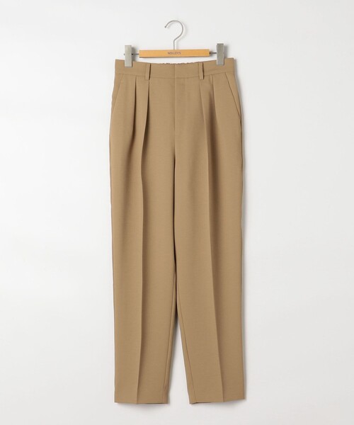 NOLLEY’S(ノーリーズ)の「ウォッシャブル防しわスパンツイルツータックテーパードパンツ(その他パンツ・レディース・オフホワイト/キャメル/レッド・34/36/38)」の10枚目の写真