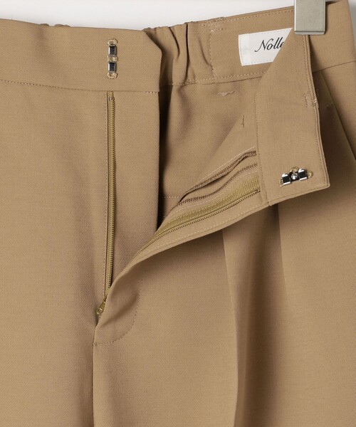 NOLLEY’S(ノーリーズ)の「ウォッシャブル防しわスパンツイルツータックテーパードパンツ(その他パンツ・レディース・オフホワイト/キャメル/レッド・34/36/38)」の13枚目の写真