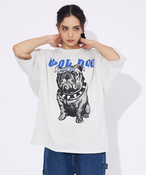 ABAHOUSE(アバハウス)の「【CORISCO/コリスコ】Animal Tシャツ/COOL CAT(Tシャツ/カットソー・メンズ・ホワイト系その他/ホワイト系その他2・M/L)」の2枚目の写真