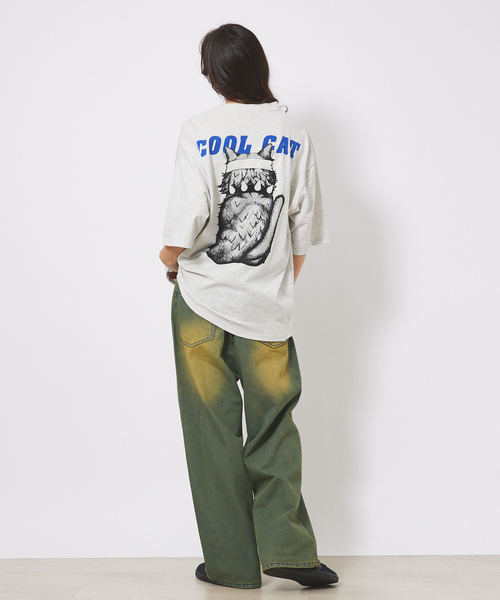 ABAHOUSE(アバハウス)の「【CORISCO/コリスコ】Animal Tシャツ/COOL CAT(Tシャツ/カットソー・メンズ・ホワイト系その他/ホワイト系その他2・M/L)」の5枚目の写真