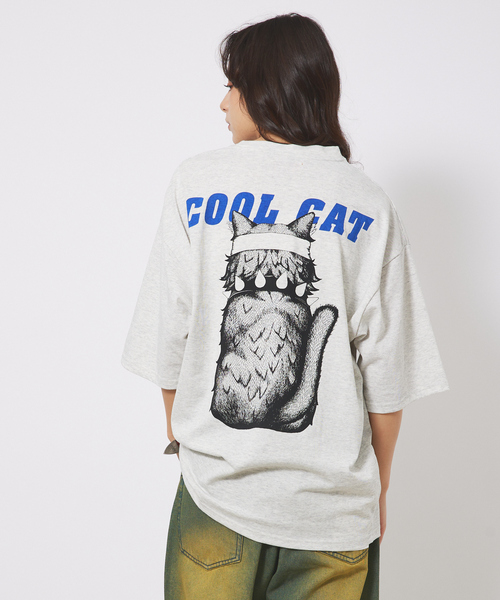 ABAHOUSE(アバハウス)の「【CORISCO/コリスコ】Animal Tシャツ/COOL CAT(Tシャツ/カットソー・メンズ・ホワイト系その他/ホワイト系その他2・M/L)」の9枚目の写真