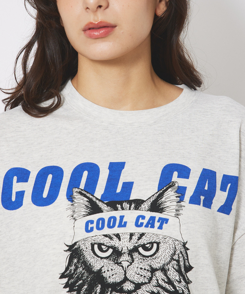 ABAHOUSE(アバハウス)の「【CORISCO/コリスコ】Animal Tシャツ/COOL CAT(Tシャツ/カットソー・メンズ・ホワイト系その他/ホワイト系その他2・M/L)」の10枚目の写真