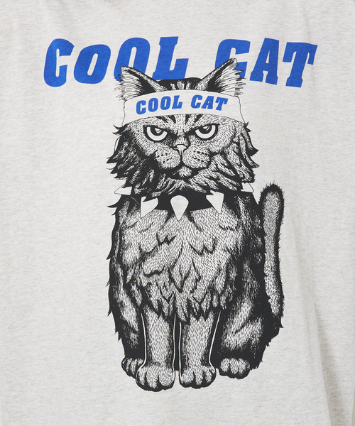 ABAHOUSE(アバハウス)の「【CORISCO/コリスコ】Animal Tシャツ/COOL CAT(Tシャツ/カットソー・メンズ・ホワイト系その他/ホワイト系その他2・M/L)」の12枚目の写真