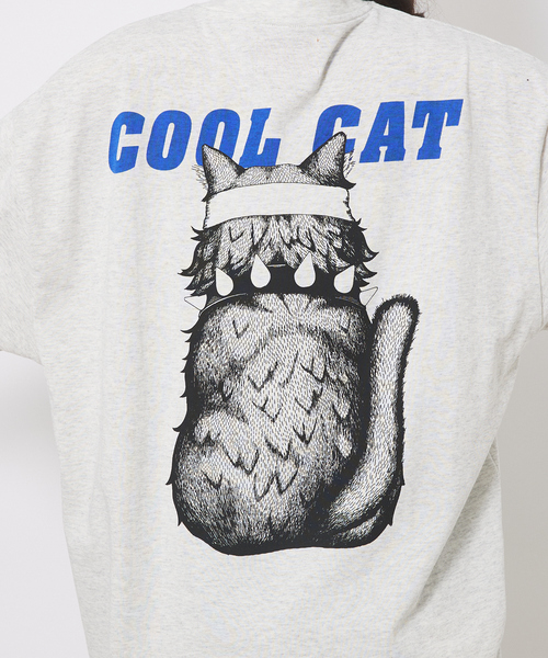 ABAHOUSE(アバハウス)の「【CORISCO/コリスコ】Animal Tシャツ/COOL CAT(Tシャツ/カットソー・メンズ・ホワイト系その他/ホワイト系その他2・M/L)」の14枚目の写真
