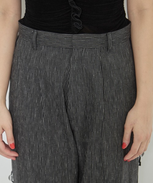 riv nobuhiko/リブノブヒコ】MICHE TROUSER/ワイドパンツ
