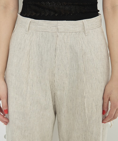 RIV NOBUHIKO(リブノブヒコ)の「【riv nobuhiko/リブノブヒコ】MICHE TROUSER/ワイドパンツ/トラウザー(その他パンツ・レディース・アイボリー・1/2)」の12枚目の写真