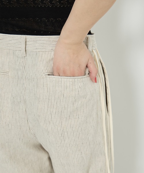 riv nobuhiko/リブノブヒコ】MICHE TROUSER/ワイドパンツ/トラウザー