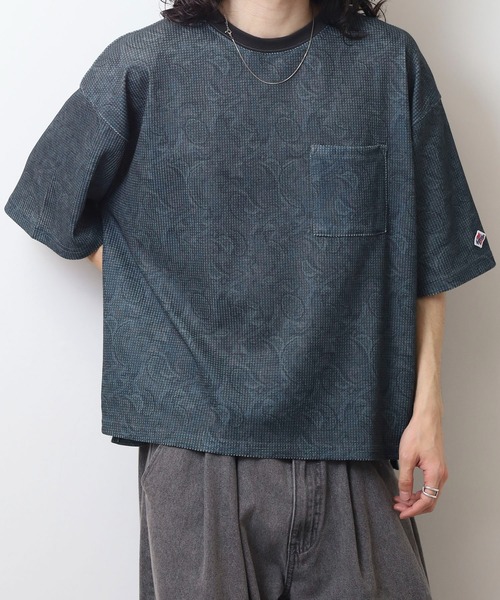 JEMORGAN(ジェーイーモーガン)の「JEMORGAN 総柄ワッフル 半袖ポケT(Tシャツ/カットソー・メンズ・A/C/D/E/B・M/L/XL)」の22枚目の写真