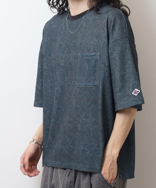 JEMORGAN(ジェーイーモーガン)の「JEMORGAN 総柄ワッフル 半袖ポケT(Tシャツ/カットソー・メンズ・A/C/D/E/B・M/L/XL)」の21枚目の写真