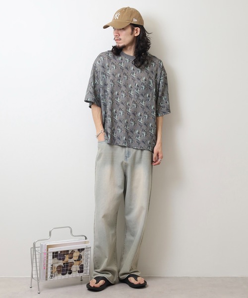 JEMORGAN(ジェーイーモーガン)の「JEMORGAN 総柄ワッフル 半袖ポケT(Tシャツ/カットソー・メンズ・A/C/D/E/B・M/L/XL)」の9枚目の写真