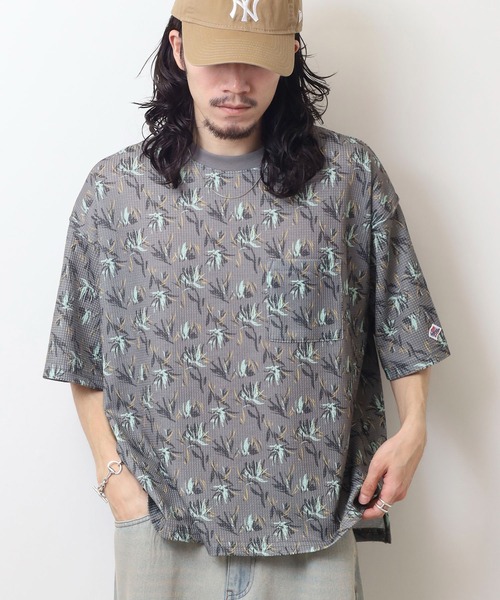 JEMORGAN(ジェーイーモーガン)の「JEMORGAN 総柄ワッフル 半袖ポケT(Tシャツ/カットソー・メンズ・A/C/D/E/B・M/L/XL)」の12枚目の写真