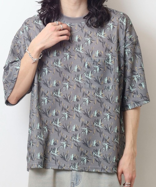 JEMORGAN(ジェーイーモーガン)の「JEMORGAN 総柄ワッフル 半袖ポケT(Tシャツ/カットソー・メンズ・A/C/D/E/B・M/L/XL)」の10枚目の写真