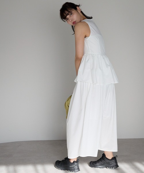 JILTU petit frill one pieceフリルワンピース ホワイト Ruffle frill one-piece