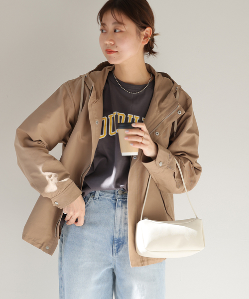 JOURNAL STANDARD relume(ジャーナルスタンダード レリューム)の「《追加》グログランマウンテンパーカー(マウンテンパーカー・レディース・カーキ/ベージュ/ネイビー・FREE)」の7枚目の写真