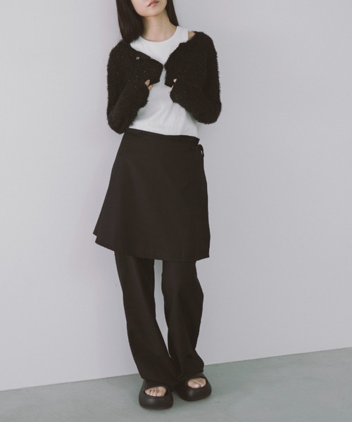 スカートレイヤードパンツ（スラックス）｜duei（デュイ）の